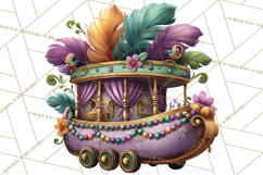 Carnival Animals Parade Clipart, Mardi Gras PNG Product Image 4