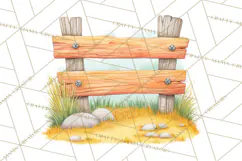 Farm Animals Clipart PNG, Cow Pig Sheep Horse Chicken Goat Product Image 5