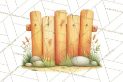 Farm Animals Clipart PNG, Cow Pig Sheep Horse Chicken Goat Product Image 2