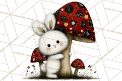 Forest Friends Woodland Animals PNG Clipart Mushrooms Art Product Image 2