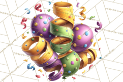 Carnival Animals Parade Clipart, Mardi Gras PNG Product Image 3