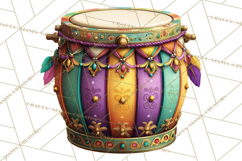 Carnival Animals Parade Clipart, Mardi Gras PNG Product Image 4