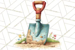 Farm Animals Clipart PNG, Cow Pig Sheep Horse Chicken Goat Product Image 3