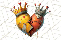 Quirky Valentine Monster Clipart PNG for Cute Printable Product Image 4