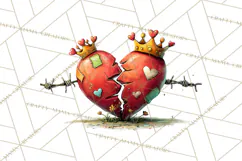 Quirky Valentine Monster Clipart PNG for Cute Printable Product Image 5