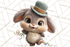 Lucky Animals Clipart, St. Patrick’s Day PNG, Cute Shamrock Product Image 4