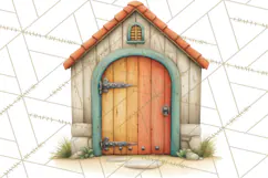 Farm Animals Clipart PNG, Cow Pig Sheep Horse Chicken Goat Product Image 4