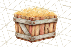 Farm Animals Clipart PNG, Cow Pig Sheep Horse Chicken Goat Product Image 5