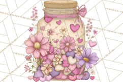 Retro Valentine Candy Shop Clipart PNG Pastel Sweets Product Image 5