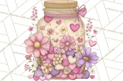 Retro Valentine Candy Shop Clipart PNG Pastel Sweets Product Image 5