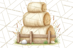 Farm Animals Clipart PNG, Cow Pig Sheep Horse Chicken Goat Product Image 2