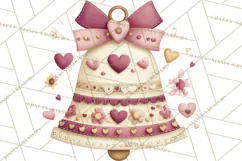 Retro Valentine Candy Shop Clipart PNG Pastel Sweets Product Image 2