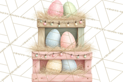 Easter Farm Animals Clipart PNG, Farm Animals Easter Eggs Product Image 3