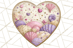 Retro Valentine Candy Shop Clipart PNG Pastel Sweets Product Image 2