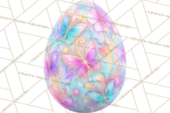 Easter Egg Clipart PNG, Decorated Easter Eggs Clip Art Product Image 5