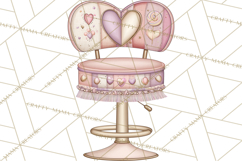 Retro Valentine Candy Shop Clipart PNG Pastel Sweets Product Image 4