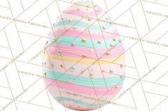 Easter Egg Clipart PNG, Decorated Easter Eggs Clip Art Product Image 3