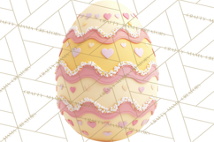 Easter Egg Clipart PNG, Decorated Easter Eggs Clip Art Product Image 4