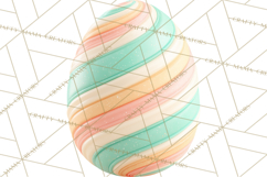 Easter Egg Clipart PNG, Decorated Easter Eggs Clip Art Product Image 2