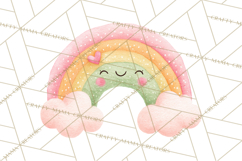 St. Patrick’s Day Clipart, Girly Lucky Shamrock Clip Art PNG Product Image 3