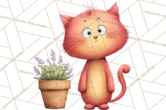 Farm Animals Gardening Clipart PNG, Garden Farm Animals Product Image 3