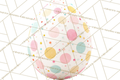 Easter Egg Clipart PNG, Decorated Easter Eggs Clip Art Product Image 4