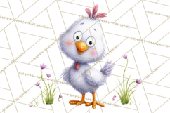 Farm Animals Gardening Clipart PNG, Garden Farm Animals Product Image 5