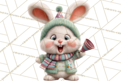 Cute New Year Clipart, Cartoon Animal New Year PNG Product Image 2