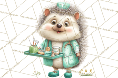 Woodland Animal Doctor Clipart Cute Pediatric Vet PNG Product Image 3