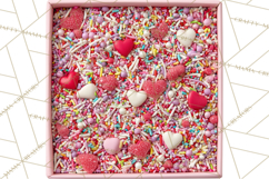 Rainbow Sprinkle Valentine Dessert Clipart PNG Product Image 3