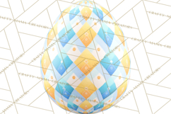 Easter Egg Clipart PNG, Decorated Easter Eggs Clip Art Product Image 4
