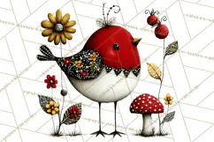 Forest Friends Woodland Animals PNG Clipart Mushrooms Art Product Image 3