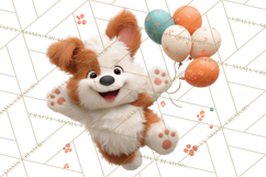 Cute New Year Clipart, Cartoon Animal New Year PNG Product Image 5