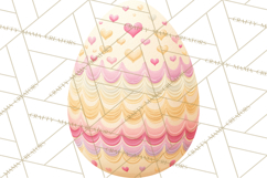 Easter Egg Clipart PNG, Decorated Easter Eggs Clip Art Product Image 2
