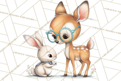 Woodland Animal Doctor Clipart Cute Pediatric Vet PNG Product Image 4