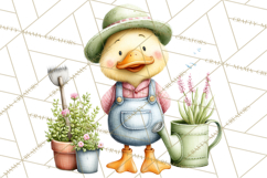 Farm Animals Gardening Clipart PNG, Garden Farm Animals Product Image 5