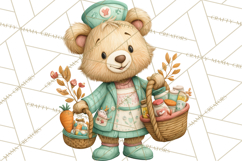Woodland Animal Doctor Clipart Cute Pediatric Vet PNG Product Image 5
