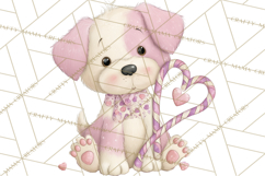 Sweet Treat Animals Clipart, Valentine Cupcake Cat PNG Product Image 2