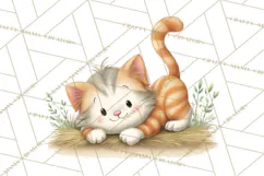 Farm Animals Clipart PNG, Cow Pig Sheep Horse Chicken Goat Product Image 4
