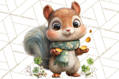 Lucky Animals Clipart, St. Patrick’s Day PNG, Cute Shamrock Product Image 4