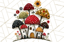 Forest Friends Woodland Animals PNG Clipart Mushrooms Art Product Image 4