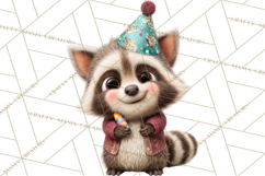 Cute New Year Clipart, Cartoon Animal New Year PNG Product Image 3