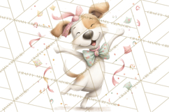 Farm Animals Dance Party Clipart, Dancing Cow Pig Sheep Png Product Image 4