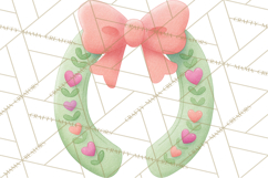 St. Patrick’s Day Clipart, Girly Lucky Shamrock Clip Art PNG Product Image 5