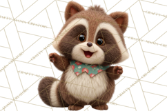 Cute New Year Clipart, Cartoon Animal New Year PNG Product Image 2