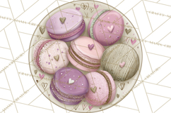 Valentine Tea Party Clipart, Romantic Teapot and Cup PNG Product Image 2