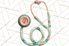 Woodland Animal Doctor Clipart Cute Pediatric Vet PNG Product Image 2