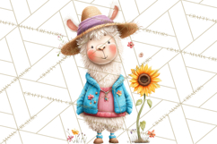 Farm Animals Gardening Clipart PNG, Garden Farm Animals Product Image 4
