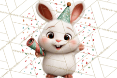 Cute New Year Clipart, Cartoon Animal New Year PNG Product Image 4