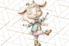 Farm Animals Dance Party Clipart, Dancing Cow Pig Sheep Png Product Image 4